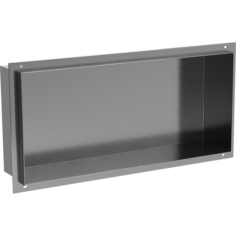 Mexen X-Wall-NR syvennyshylly ilman kaulusta 45 x 20 cm, harjattu gun gray - 19E1452010