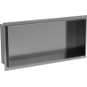 Mexen X-Wall-NR nišas plaukts bez flanges 45 x 20 cm, gun metāla pelēkais matēts - 19E1452010