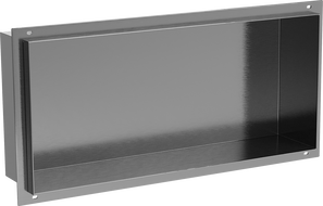 Mexen X-Wall-NR Nischenregal ohne Flansch 45 x 20 cm, gebürstetes Gun Grey - 19E1452010