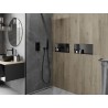 Mexen X-Wall-NR nisje plank zonder flens 45 x 20 cm, grijs geborsteld - 19E1452010