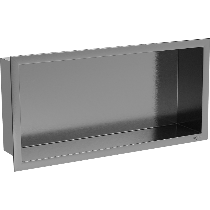 Mexen X-Wall-R nëschen Regal mat Flens 45 x 20 cm, gebast gun grey - 19E0452010