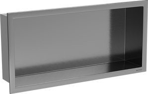 Mexen X-Wall-R nischhylla med krage 45 x 20 cm, borstad gun gray - 19E0452010