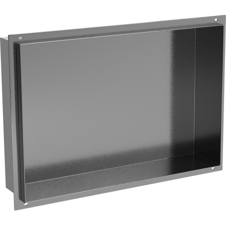 Mexen X-Wall-NR estante empotrado sin borde 45 x 30 cm, gris arma cepillado - 19E1453010