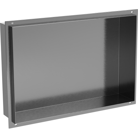 Mexen X-Wall-NR Ράφι εσοχής χωρίς περίβλημα 45 x 30 cm, βουρτσισμένο γκρι όπλου