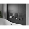 Mexen X-Wall-NR estante empotrado sin borde 45 x 30 cm, gris arma cepillado - 19E1453010