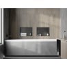 Mexen X-Wall-NR nischhylla utan fläns 45 x 30 cm, borstad gun gray - 19E1453010