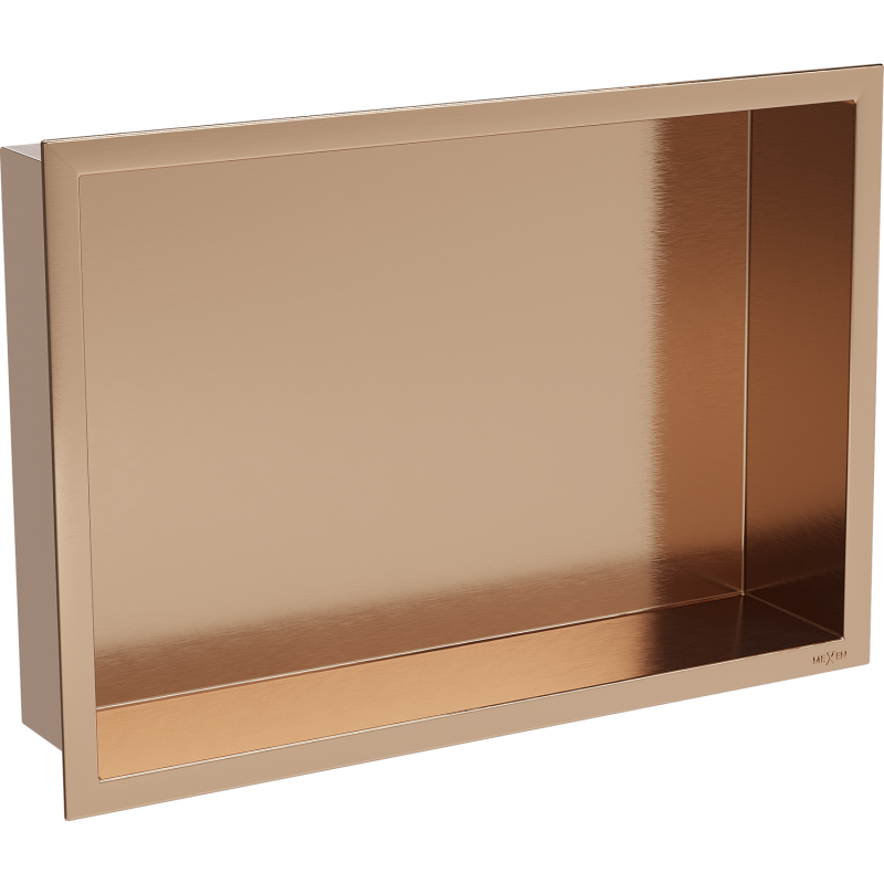 Mexen X-Wall-R nišas plaukts ar atloku 45 x 30 cm, matēts varš - 19C0453010