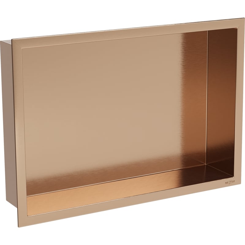 Mexen X-Wall-R nischhylla med krage 45 x 30 cm, borstad koppar - 19C0453010