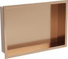 Mexen X-Wall-R recessed shelf with flange 45 x 30 cm, brushed copper - 19C0453010