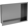 Mexen X-Wall-R półka wnękowa z kołnierzem 45 x 30 cm, gun gray szczotkowany - 19E0453010