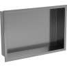 Mexen X-Wall-R recessed shelf with flange 45 x 30 cm, brushed gun grey - 19E0453010