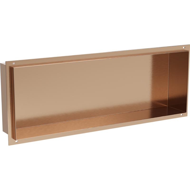 Mexen X-Wall-NR étagère encastrée sans rebord 60 x 20 cm, cuivre brossé - 19C1602010