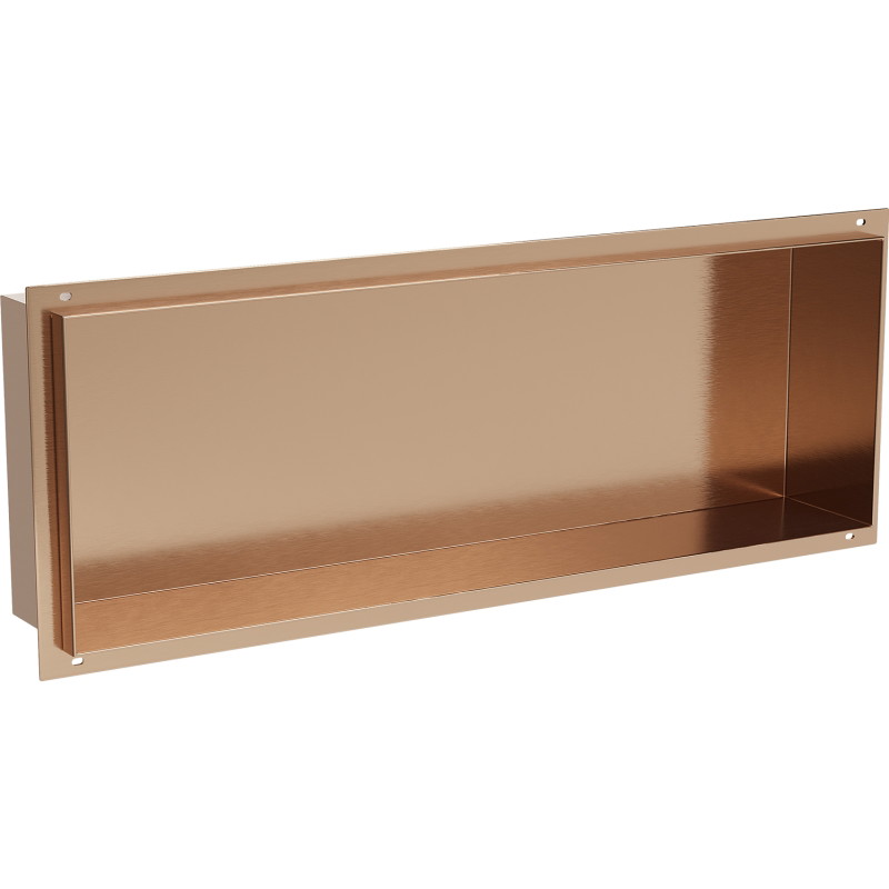 Mexen X-Wall-NR niche-hylly ilman laippaa 60 x 20 cm, harjattu kupari - 19C1602010