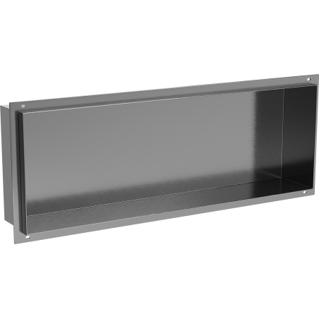 Mexen X-Wall-NR Nischenregal ohne Rand 60 x 20 cm, gebürstetes Gun Grey - 19E1602010