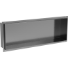Mexen X-Wall-NR recessed shelf without flange 60 x 20 cm, brushed gun grey - 19E1602010