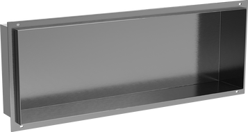 Mexen X-Wall-NR recessed shelf without flange 60 x 20 cm, brushed gun grey - 19E1602010