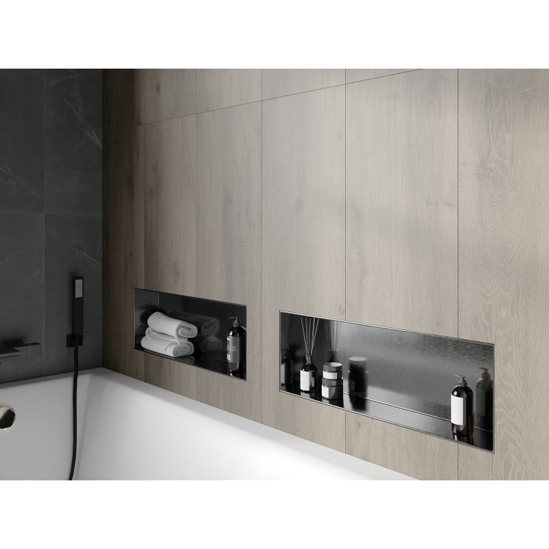 Mexen X-Wall-NR iegultais plaukts bez malas 60 x 20 cm, gun gray matēts - 19E1602010