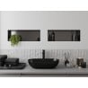 Mexen X-Wall-NR iegultais plaukts bez malas 60 x 20 cm, gun gray matēts - 19E1602010
