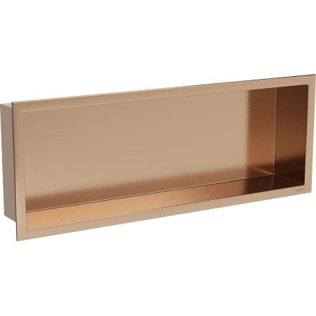 Mexen X-Wall-R nischhylla med krage 60 x 20 cm, borstad koppar - 19C0602010