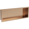 Mexen X-Wall-R nischhylla med krage 60 x 20 cm, borstad koppar - 19C0602010