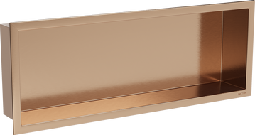 Mexen X-Wall-R polica u niši s obrubom 60 x 20 cm, brušeni bakar - 19C0602010