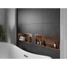 Mexen X-Wall-R nischhylla med krage 60 x 20 cm, borstad koppar - 19C0602010