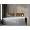 Mexen X-Wall-R nischhylla med krage 60 x 20 cm, borstad koppar - 19C0602010