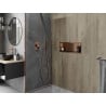 Mexen X-Wall-R nischhylla med krage 60 x 20 cm, borstad koppar - 19C0602010