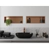 Mexen X-Wall-R nischhylla med krage 60 x 20 cm, borstad koppar - 19C0602010