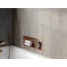 Mexen X-Wall-R nischhylla med krage 60 x 20 cm, borstad koppar - 19C0602010