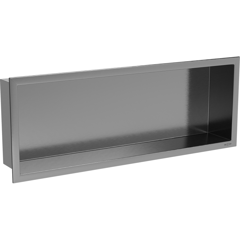 Mexen X-Wall-R nišas plaukts ar atloku 60 x 20 cm, matēta tumši pelēka krāsa - 19E0602010