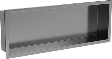 Mexen X-Wall-R In-Wall Shelf with Flange 60 x 20 cm, Brushed Gun Grey - 19E0602010