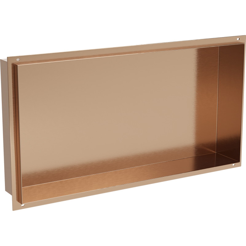Mexen X-Wall-NR syvennyshylly ilman reunusta 60 x 30 cm, harjattu kupari - 19C1603010