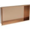 Mexen X-Wall-NR półka wnękowa bez kołnierza 60 x 30 cm, miedź szczotkowana - 19C1603010
