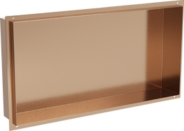 Mexen X-Wall-NR Einbauablage ohne Flansch 60 x 30 cm, gebürstetes Kupfer - 19C1603010