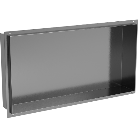Mexen X-Wall-NR estante empotrado sin reborde 60 x 30 cm, gris oscuro cepillado - 19E1603010