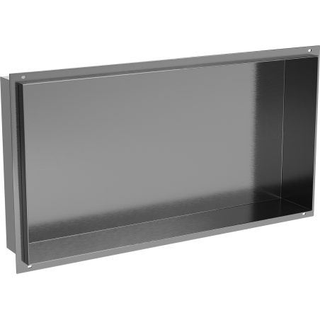 Mexen X-Wall-NR półka wnękowa bez kołnierza 60 x 30 cm, gun gray szczotkowany - 19E1603010