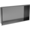 Mexen X-Wall-NR estante empotrado sin reborde 60 x 30 cm, gris oscuro cepillado - 19E1603010