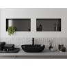 Mexen X-Wall-NR estante empotrado sin reborde 60 x 30 cm, gris oscuro cepillado - 19E1603010