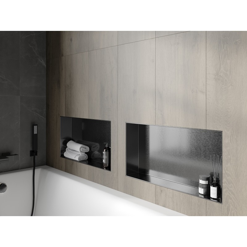 Mexen X-Wall-NR nišas plaukts bez atloka 60 x 30 cm, gun gray matēts - 19E1603010