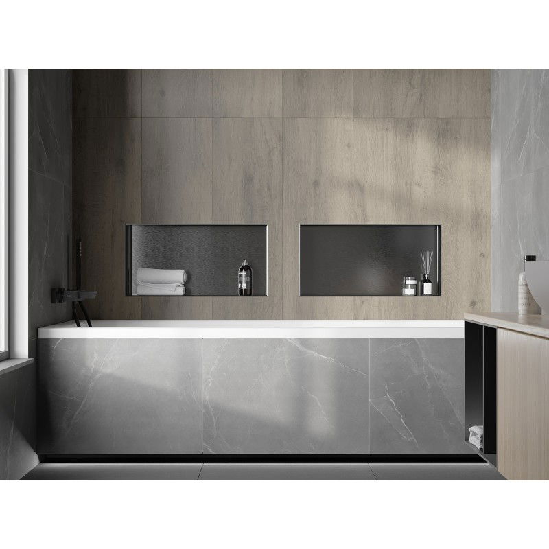 Mexen X-Wall-NR Nischeregal ouni Kroun 60 x 30 cm, geböscht Gun Gray - 19E1603010