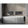 Mexen X-Wall-NR estante empotrado sin reborde 60 x 30 cm, gris oscuro cepillado - 19E1603010