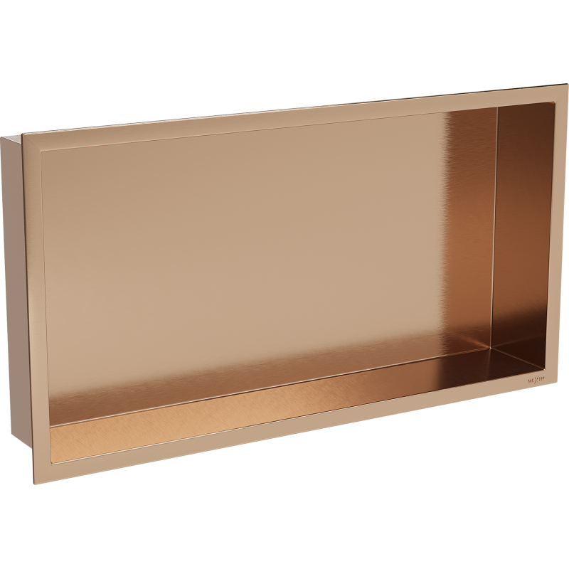 Mexen X-Wall-R nišas plaukts ar atloku 60 x 30 cm, matēts varš - 19C0603010
