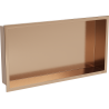 Mexen X-Wall-R półka wnękowa z kołnierzem 60 x 30 cm, miedź szczotkowana - 19C0603010