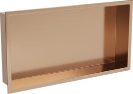 Mexen X-Wall-R Nischenregal mit Flansch 60 x 30 cm, gebürstetes Kupfer - 19C0603010