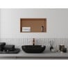 Mexen X-Wall-R syvennyshylly laipalla 60 x 30 cm, harjattu kupari - 19C0603010