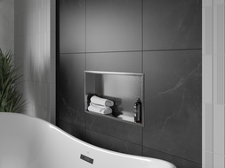 Mexen X-Wall-R nisas plaukts ar atloku 60 x 30 cm, gun gray matēts - 19E0603010