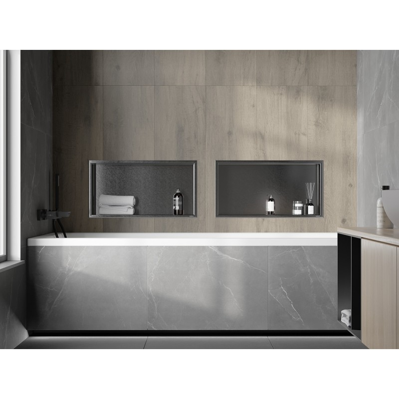 Mexen X-Wall-R nisas plaukts ar atloku 60 x 30 cm, gun gray matēts - 19E0603010