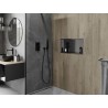 Mexen X-Wall-R repisa de nicho con reborde 60 x 30 cm, gris pistola cepillado - 19E0603010