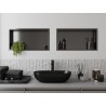 Mexen X-Wall-R Nischenregal mit Flansch 60 x 30 cm, gebürstet Gun Gray - 19E0603010